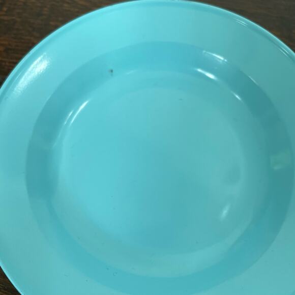 Play Wonder Metal Dishes Blue Pink Child Picnic Play Toy Set Rare HTF READ - Picture 6 of 11